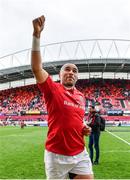 15 April 2017; Simon Zebo of Munster following their victory in the Guinness PRO12 match between Munster and Ulster at Thomond Park in Limerick. Photo by Ramsey Cardy/Sportsfile
