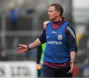 15 April 2017; Galway manager Gerry Flaherty during the EirGrid GAA Football All-Ireland U21 Championship Semi-Final match between Galway and Kerry at Cusack Park in Ennis, Co Clare. Photo by Ray McManus/Sportsfile