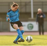 15 April 2017; Aine O'Gorman of UCD Waves scores from a penalty against Shelbourne Ladies during the Continental Tyres Women's National League match between Shelbourne Ladies and UCD Waves at Morton Stadium in Santry, Dublin. Photo by Matt Browne/Sportsfile