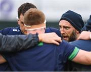 15 April 2017; Connacht captain John Muldoon talks to his players prior to the Guinness PRO12 Round 20 match between Connacht and Leinster at the Sportsground in Galway. Photo by Seb Daly/Sportsfile