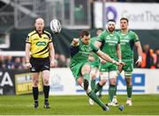 15 April 2017; Craig Ronaldson of Connacht kicks a penalty during the Guinness PRO12 Round 20 match between Connacht and Leinster at the Sportsground in Galway. Photo by Seb Daly/Sportsfile