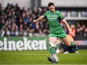 15 April 2017; Craig Ronaldson of Connacht kicks a conversion following a try by teammate Danie Poolman during the Guinness PRO12 Round 20 match between Connacht and Leinster at the Sportsground in Galway. Photo by Seb Daly/Sportsfile