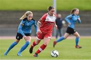 15 April 2017; Pearl Slattery of Shelbourne Ladies in action against Julie Ann Russell of UCD Waves during the Continental Tyres Women's National League match between Shelbourne Ladies and UCD Waves at Morton Stadium in Santry, Dublin. Photo by Matt Browne/Sportsfile