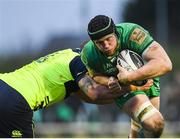 15 April 2017; Eóin McKeon of Connacht is tackled by Hayden Triggs of Leinster during the Guinness PRO12 Round 20 match between Connacht and Leinster at the Sportsground in Galway. Photo by Seb Daly/Sportsfile
