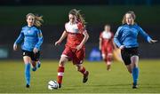 15 April 2017; Siobhan Killeen of Shelbourne Ladies in action against Julie Ann Russell, left, and Lauren Kelly of UCD Waves during the Continental Tyres Women's National League match between Shelbourne Ladies and UCD Waves at Morton Stadium in Santry, Dublin. Photo by Matt Browne/Sportsfile