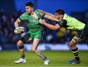 15 April 2017; Tiernan O’Halloran of Connacht is tackled by Dominic Ryan of Leinster during the Guinness PRO12 Round 20 match between Connacht and Leinster at the Sportsground in Galway. Photo by Seb Daly/Sportsfile