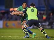 15 April 2017; Bundee Aki of Connacht is tackled by Dominic Ryan of Leinster during the Guinness PRO12 Round 20 match between Connacht and Leinster at the Sportsground in Galway. Photo by Seb Daly/Sportsfile