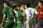 7 October 2006; Robbie Keane, Republic of Ireland, reacts to a decison by referee Lucilio Batista. Euro 2008 Championship Qualifier, Cyprus v Republic of Ireland, GSP Stadium, Nicosia, Cyprus. Picture credit: Brian Lawless / SPORTSFILE