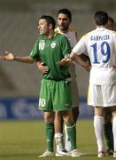 7 October 2006; Robbie Keane, Republic of Ireland, reacts to a decision by the referee. Euro 2008 Championship Qualifier, Cyprus v Republic of Ireland, GSP Stadium, Nicosia, Cyprus. Picture credit: Brian Lawless / SPORTSFILE