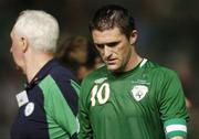 7 October 2006; Republic of Ireland captain Robbie Keane after the match. Euro 2008 Championship Qualifier, Cyprus v Republic of Ireland, GSP Stadium, Nicosia, Cyprus. Picture credit: Brian Lawless / SPORTSFILE