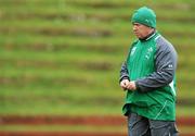 5 October 2011; Ireland head coach Declan Kidney during squad training ahead of their 2011 Rugby World Cup Quarter-Final against Wales on Saturday. Ireland Rugby Squad Training, Rugby League Park, Wellington, New Zealand. Picture credit: Brendan Moran / SPORTSFILE