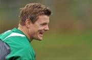 5 October 2011; Ireland captain Brian O'Driscoll during squad training ahead of their 2011 Rugby World Cup Quarter-Final against Wales on Saturday. Ireland Rugby Squad Training, Rugby League Park, Wellington, New Zealand. Picture credit: Brendan Moran / SPORTSFILE