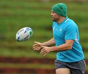 5 October 2011; Ireland hooker Rory Best in action during squad training ahead of their 2011 Rugby World Cup Quarter-Final against Wales on Saturday. Ireland Rugby Squad Training, Rugby League Park, Wellington, New Zealand. Picture credit: Brendan Moran / SPORTSFILE