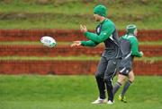 5 October 2011; Ireland scrum-half Conor Murray in action during squad training ahead of their 2011 Rugby World Cup Quarter-Final against Wales on Saturday. Ireland Rugby Squad Training, Rugby League Park, Wellington, New Zealand. Picture credit: Brendan Moran / SPORTSFILE