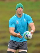 5 October 2011; Ireland flanker Stephen Ferris in action during squad training ahead of their 2011 Rugby World Cup Quarter-Final against Wales on Saturday. Ireland Rugby Squad Training, Rugby League Park, Wellington, New Zealand. Picture credit: Brendan Moran / SPORTSFILE