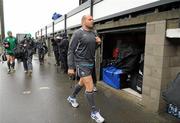 5 October 2011; Ireland hooker Rory Best arrives for squad training ahead of their 2011 Rugby World Cup Quarter-Final against Wales on Saturday. Ireland Rugby Squad Training, Rugby League Park, Wellington, New Zealand. Picture credit: Brendan Moran / SPORTSFILE