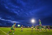 15 April 2017; Sean O’Brien of Connacht takes possession in a lineout during the Guinness PRO12 Round 20 match between Connacht and Leinster at the Sportsground in Galway. Photo by Stephen McCarthy/Sportsfile