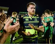 15 April 2017; Dominic Ryan of Leinster leaves the field following his side's victory during the Guinness PRO12 Round 20 match between Connacht and Leinster at the Sportsground in Galway. Photo by Seb Daly/Sportsfile