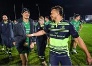 15 April 2017; Quinn Roux of Connacht and Zane Kirchner of Leinster following the Guinness PRO12 Round 20 match between Connacht and Leinster at the Sportsground in Galway. Photo by Stephen McCarthy/Sportsfile