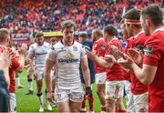 15 April 2017; Andrew Trimble of Ulster following his side's defeat in the Guinness PRO12 match between Munster and Ulster at Thomond Park in Limerick. Photo by Ramsey Cardy/Sportsfile