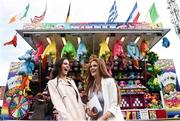 16 April 2017; Racegoers Sophie Rooney, from Skryne, Co Meath, and Niamh Tormey, from Ratoath, Co Meath, prior to the Fairyhouse Easter Festival at Fairyhouse Racecourse in Ratoath, Co Meath. Photo by Cody Glenn/Sportsfile