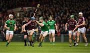 16 April 2017; Johnny Coen of Galway in action against William O’Donoghue of Limerick during the Allianz Hurling League Division 1 Semi-Final match between Limerick and Galway at the Gaelic Grounds in Limerick. Photo by Ray McManus/Sportsfile