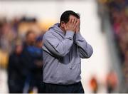 16 April 2017; Wexford manager Davy Fitzgerald reacts during the Allianz Hurling League Division 1 Semi-Final match between Wexford and Tipperary at Nowlan Park in Kilkenny. Photo by Stephen McCarthy/Sportsfile