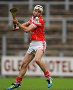 9 October 2011; Liam Watson, Loughgiel Shamrocks, scoring a goal from a free. AIB GAA Hurling Ulster Senior Club Championship Semi-Final, Loughgiel v  Dungiven Kevin Lynchs, Casement Park, Belfast, Co. Antrim. Picture credit: Oliver McVeigh / SPORTSFILE