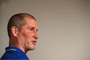 17 April 2017; Leinster senior coach Stuart Lancaster during a press conference at Leinster Rugby Headquarters in UCD, Dublin. Photo by Stephen McCarthy/Sportsfile