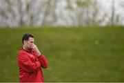 17 April 2017; Munster director of rugby Rassie Erasmus during squad training at the University of Limerick in Limerick. Photo by Diarmuid Greene/Sportsfile
