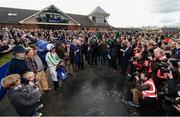 17 April 2017; A general view of the winners' enclosure following the Boylesports Irish Grand National Steeplechase during the Fairyhouse Easter Festival at Fairyhouse Racecourse in Ratoath, Co Meath. Photo by Seb Daly/Sportsfile