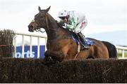 17 April 2017; Our Duke, with Robbie Power up, jump the last on their way to winning the Boylesports Irish Grand National Steeplechase during the Fairyhouse Easter Festival at Fairyhouse Racecourse in Ratoath, Co Meath. Photo by Cody Glenn/Sportsfile