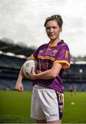 18 April 2017; Division 3 finalist, Clara Donnelly of Wexford, during the Lidl NFL Division 3 & 4 Captains Day at Croke Park in Dublin. Photo by Sam Barnes/Sportsfile