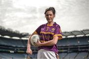 18 April 2017; Division 3 finalist, Clara Donnelly of Wexford, during the Lidl NFL Division 3 & 4 Captains Day at Croke Park in Dublin. Photo by Sam Barnes/Sportsfile
