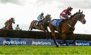 17 April 2017; Rogue Angel, with Barry Foley up, clear the 12th during the Boylesports Irish Grand National Steeplechase during the Fairyhouse Easter Festival at Fairyhouse Racecourse in Ratoath, Co Meath. Photo by Cody Glenn/Sportsfile