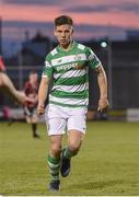 17 April 2017; Luke Byrne of Shamrock Rovers in action during the EA Sports Cup second round game between Shamrock Rovers and Bohemians at Tallaght Stadium in Tallaght, Dublin. Photo by David Maher/Sportsfile