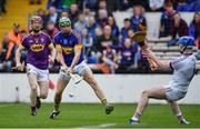 16 April 2017; Noel McGrath of Tipperary shoots to score his side's second goal of the game during the Allianz Hurling League Division 1 Semi-Final match between Wexford and Tipperary at Nowlan Park in Kilkenny. Photo by Ramsey Cardy/Sportsfile