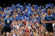 30 April 2011; Leinster supporters cheer on their side during the game. Heineken Cup Semi-Final, Leinster v Toulouse, Aviva Stadium, Lansdowne Road, Dublin. Picture credit: Brendan Moran / SPORTSFILE