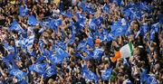 21 May 2011; Leinster supporters during the game. Heineken Cup Final, Leinster v Northampton Saints, Millennium Stadium, Cardiff, Wales. Picture credit: Stephen McCarthy / SPORTSFILE