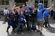 21 May 2011; Leinster supporters at the game. Heineken Cup Final, Leinster v Northampton Saints, Millennium Stadium, Cardiff, Wales. Picture credit: Brendan Moran / SPORTSFILE