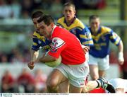 5 May 2002; Peter McGinnity, Louth. Football. Picture credit; David Maher / SPORTSFILE