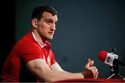 19 April 2017; British & Irish Lions captain Sam Warburton in attendance at the announcement of the British & Irish Lions Squad for the 2017 Tour to New Zealand at the Hilton London Syon Park in Middlesex, London. Photo by Paul Harding/Sportsfile