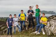 19 April 2017; In attendance at the Bank of Ireland Celtic Challenge Launch 2017 are, from left, Jake Hogan of Galway Tribesmen, Kevin O'Sullivan of Kildare Cadets, Jack Donnelly of Roscommon, John Cosgrove of Sligo, Patrick Lyons of Mayo and Paddy Skelly of Donegal, in Howth, Co Dublin.  Photo by Sam Barnes/Sportsfile