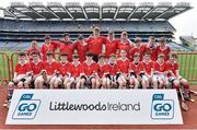 19 April 2017; The Ballygarvan GAA Club, Co. Cork, team during the Go Games Provincial Days in partnership with Littlewoods Ireland Day 5 at Croke Park in Dublin. Photo by Matt Browne/Sportsfile
