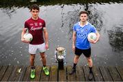 21 April 2017; Dublin U21 footballer & co-captain Cillian O’Shea and Galway U21 footballer & captain Michael Daly met in Croke Park today ahead of the EirGrid GAA Football U21 All-Ireland Final which will take place on Saturday, 29th April at 5pm in O’Connor Park, Tullamore. EirGrid is the state-owned company that manages and develops Ireland's electricity grid. For more information see www.eirgrid.com or AA. Photo by Stephen McCarthy/Sportsfile