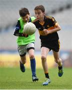 21 April 2017; Padraig Shalvey, representing Crosserlough GAA Club, Co Cavan, in action against Dylan Smith, representing Avra GAA Club, Co Cavan, during the Go Games Provincial Days in partnership with Littlewoods Ireland Day 7 at Croke Park in Dublin. Photo by Cody Glenn/Sportsfile