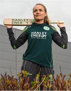 21 April 2017; Irish International Women's Cricket player Robyn Lewis at the announcement of Hanley Energy as the official sponsors of the Irish International Women’s Cricket Team at Hanley Head Office, City North Business Park in Stamullin, Meath. Photo by Cody Glenn/Sportsfile