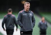 21 April 2017; Saracens director of rugby Mark McCall during their captain's run at the Aviva Stadium in Dublin. Photo by Stephen McCarthy/Sportsfile