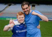 21 April 2017; Monaghan Special Olympics team-mates Michael McQuade, left, and Padraig Crudden celebrate during the Go Games Provincial Days in partnership with Littlewoods Ireland Day 7 at Croke Park in Dublin. Photo by Cody Glenn/Sportsfile