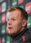 21 April 2017; Saracens director of rugby Mark McCall during a press conference at the Aviva Stadium in Dublin. Photo by Stephen McCarthy/Sportsfile